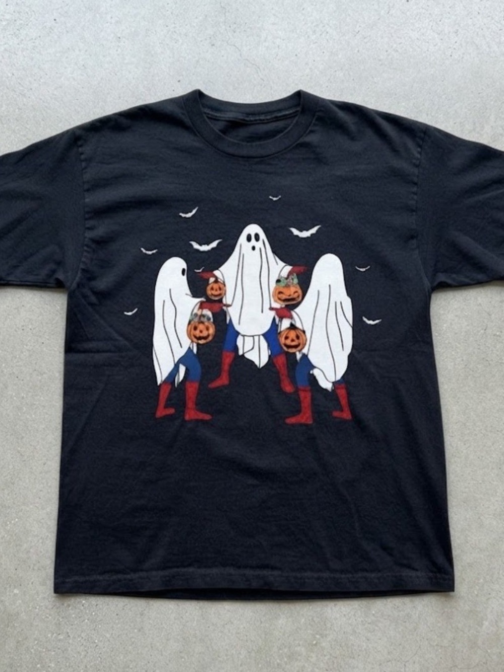 Spooky Ghost Meme Spider Costume Halloween Funny Art Gildan T-Shirt